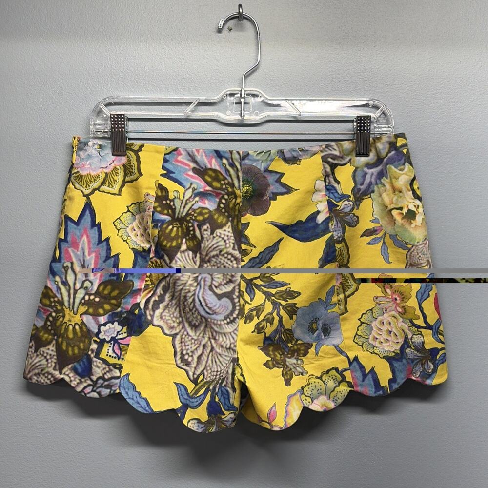 Cynthia Rowley Prima Floral Scalloped Bottom w/ Side Zip - Size 6 - Colorful - Picture 4 of 7